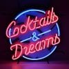 Insegna al Neon Cocktails & Dreams - immagine 2