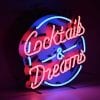 Insegna al Neon Cocktails & Dreams - immagine 3