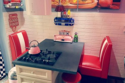 Come arredare la Cucina e il Soggiorno con mobili vintage in stile americano
