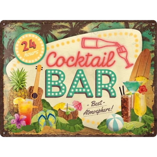 Targa In Latta Vintage Dixie Beer – 20x30 Cm – Decorazione Da Bar Con Nastro Biadesivo